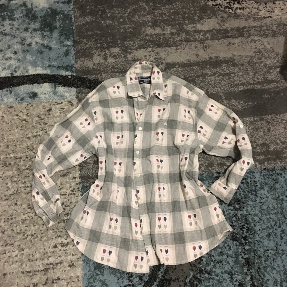 Womens flannel button up